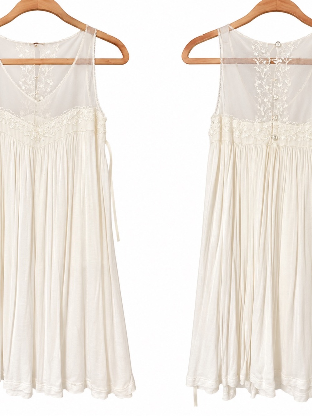 Lace tie back tank